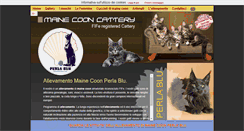 Desktop Screenshot of ilmainecoon.it